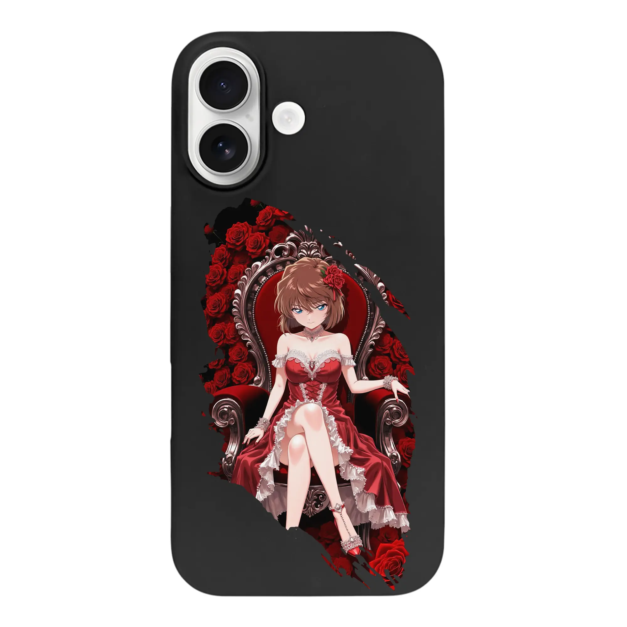 名探偵コナン グッズ 灰原 哀 - iPhone 17 シリーズ シリコンケース 薄型 耐衝撃 指紋防止 ソフトタッチカバー 精密フィット 傷防止 保護ケース iPhone 17/17 Air/17 Pro/17 Pro Max 対応